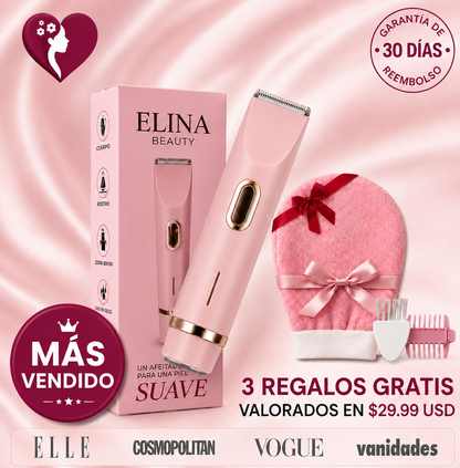 Depiladora 2 en 1 ELINA BEAUTY para Piel Sensible