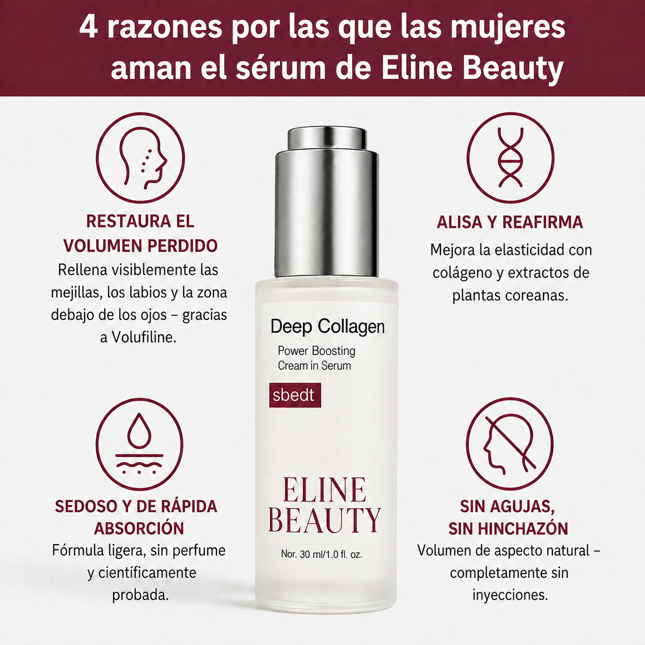 Sérum Coreano de Colágeno para piel madura