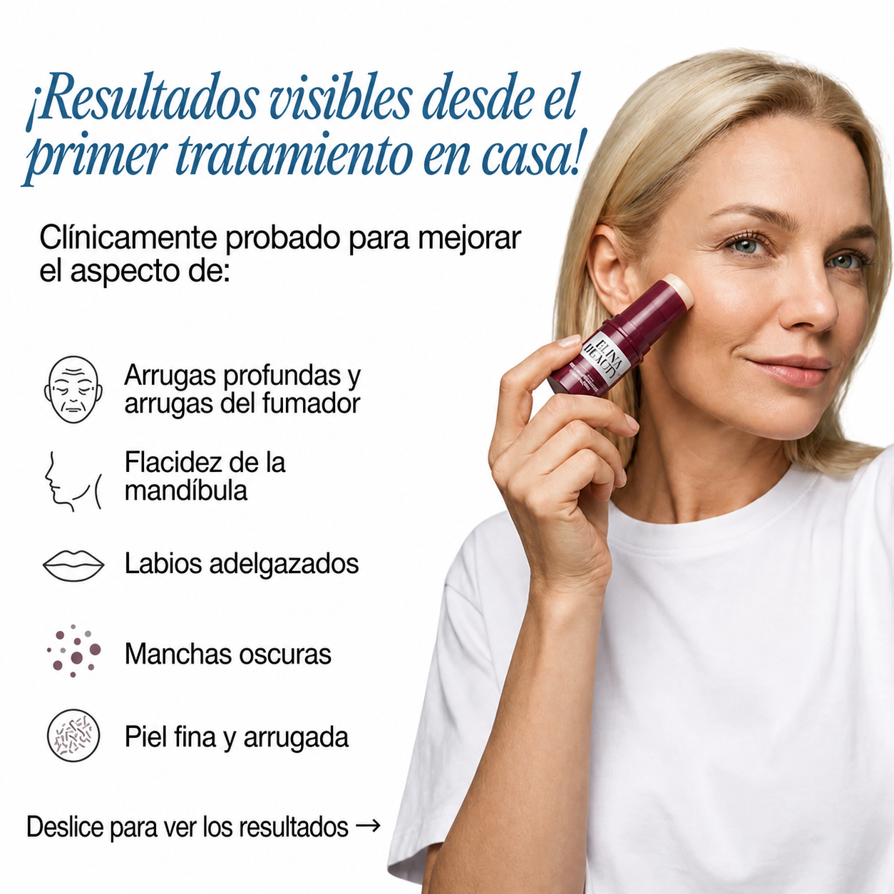 Stick Anti-Edad con Calcio & Colágeno
