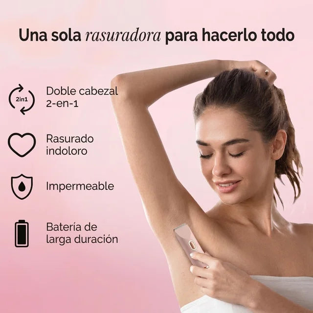 Depiladora 2 en 1 ELINA BEAUTY para Piel Sensible