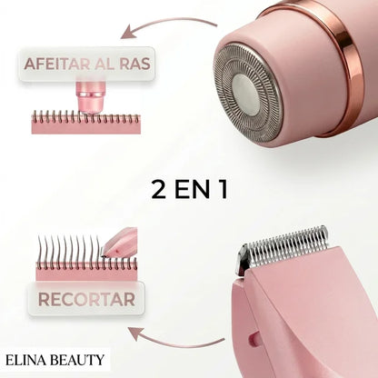 Depiladora 2 en 1 ELINA BEAUTY para Piel Sensible